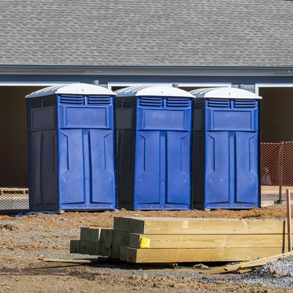 are there any restrictions on what items can be disposed of in the porta potties in Alexis